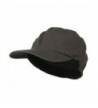 Light Brushed Twill Washed Flexible Big Size Cap - Dark Grey (For Big Head) - CM1173OY6BR