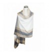 Womens Contrast Design Winter Oblong in Fashion Scarves