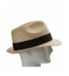 Fedora Sedona Panama Feather Natural in Men's Fedoras