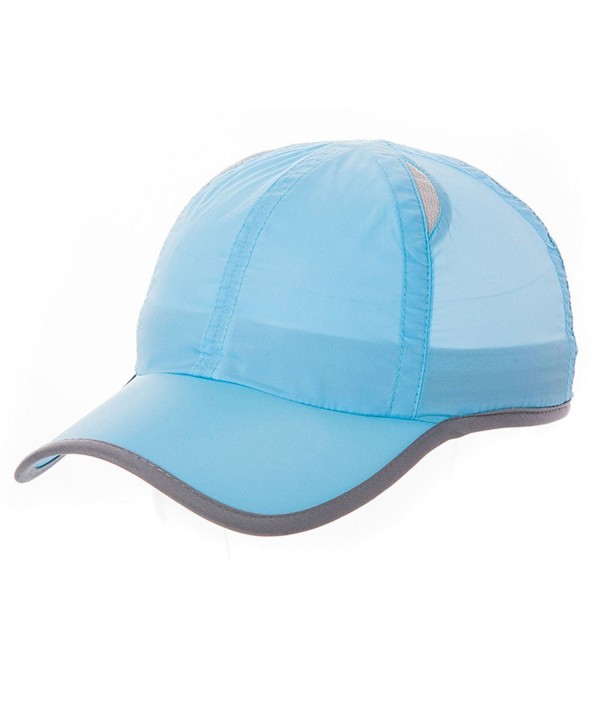 SIGGI Mens UPF50 Quick-Dry Baseball Cap Free-Size Sun Hat Running Cap Unisex - 1026_blue - C812D9Y9XTT