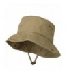 Big Size Mesh Lined Cotton Fishing Hat - Khaki (For Big Head) - CL110PMYG5Z