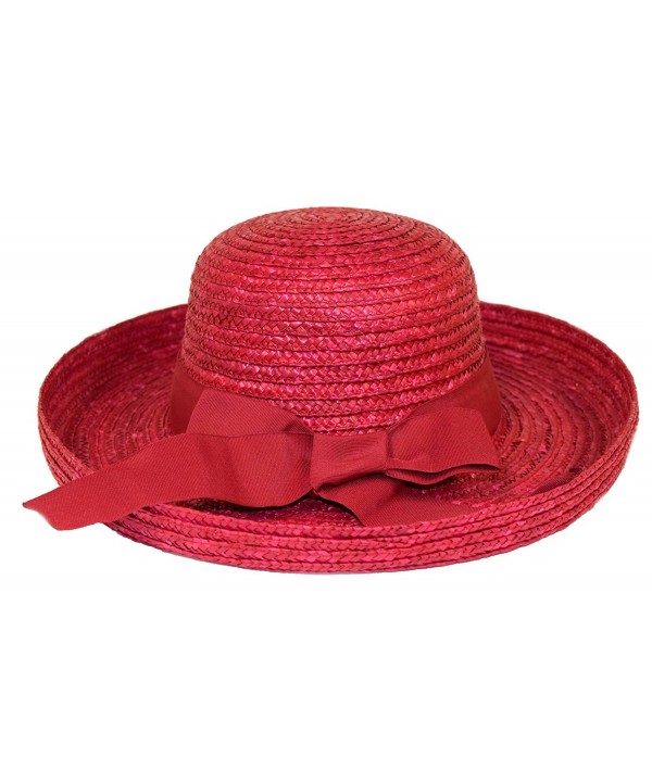 Red Kettle Straw Hat / Red Hat Ladies Society - C4114G9TYLJ