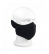 Reversible Fleece Ear Nose Warmer Half Face Mask Facemask Facial Mask - Black - CV11QSUHLL9