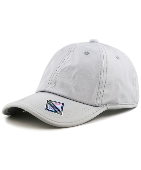 The Hat Depot Unisex Ultra Thin 6 Panel Quick-Dry Lightweight Sports Baseball Caps - Grey - CY184QH7A6U The Hat Depot Unisex Ultra Thin 6 Panel Quick-Dry Lightweight Sports Baseball Caps - Grey - CY184QH7A6U