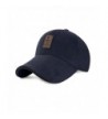 CHOSUR Classic Cotton Dad Hat Adjustable Low Profile Baseball Cap Unisex Solid Color Caps - Dark Blue - CF180EMHQZH