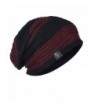 Wimdream Men's Slouch Beanie Hat Baggy Summer Winter Hat Oversized B305-3D - B306-claret - C01889Q9AZL