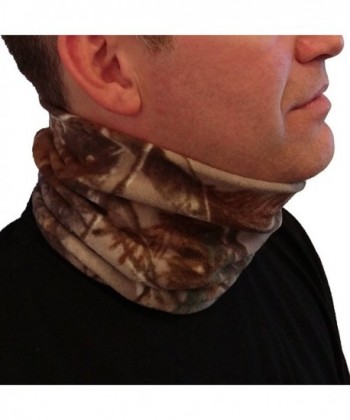 Neck Gaiter Camo 2-in-1 Microfiber Polar Fleece Neck Warmer and Face Mask - Camo Fba - CA120E6LJIX