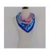 Color Women Floral Printed Square in Fashion Scarves