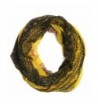 DRY77 Classical Pattern Infinity Loop Scarf - Yellow - CX11G114I0R