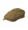 ROOSTER Wool Tweed Newsboy Gatsby Ivy Cap Golf Cabbie Driving Hat - moss brown - CP11RLHNA35