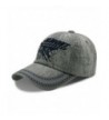 UPhitnis Comfortable Baseball Cap Stylish Dad Hat Texture Pattern With Embroidery For Men & Women - Grey - C8185EAHMHY