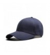 Unicolor Travel Baseball Cap Sports Golf Camping Beach Brim Sun Trucker Hat Cap - Navy Blue - C9183R9KT2H