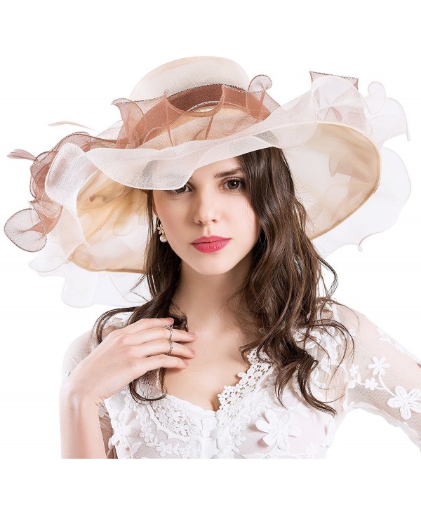 Vacation Organza Fascinator British Mysterious - Beige - CS183NNUNTW