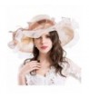 Vacation Organza Fascinator British Mysterious - Beige - CS183NNUNTW