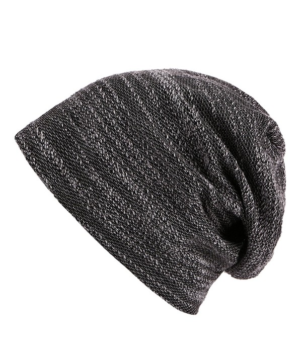 Ribbed Knit Slouchy Beanie Cap Unisex Lightweight Fashion Hip Hop Baggy ...