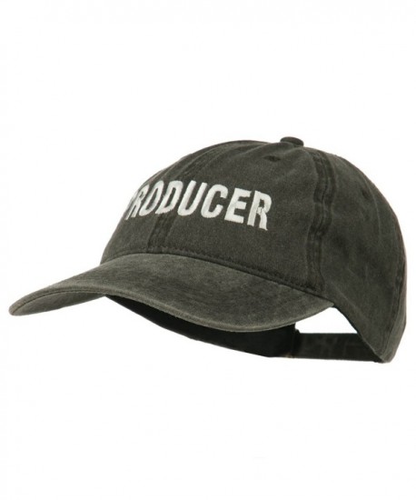 Producer Embroidered Washed Cap - Black - C911PN6GHIR