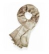 V28 Women's Woven Pashmina Cashmere Fringed Shawl Wrap Scarf - Camel - CZ1805SUKG0