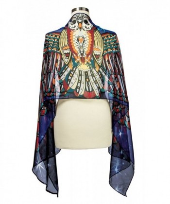 Womens Owl Print Sheer Scarf in Fashion Scarves