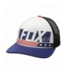 Fox Junior's Red White and True Trucker Hat - White - C0111Q1DVBJ