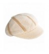 Women's Woolen Winter Baseball Cap Cold Weather Beanie Warm Slouchy Knitted Hat - Beige - C7187EE5LTL
