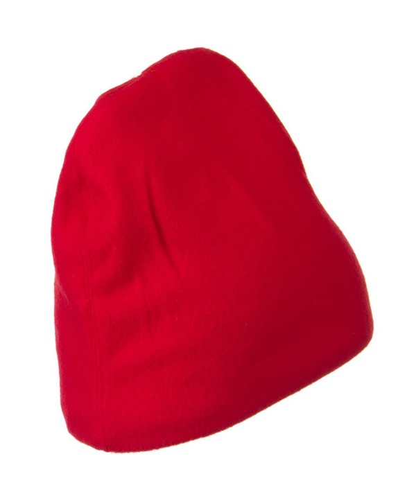 Deluxe Polar Fleece Beanie - Red W16S30F - CI110J69AST