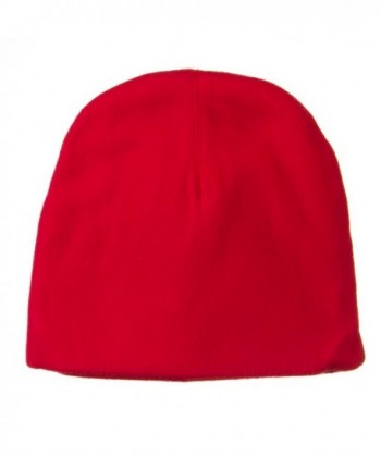 Deluxe Polar Fleece Beanie OSFM in Men's Skullies & Beanies