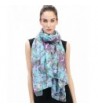 Lina & Lily Unicorn and Galaxy Print Women's Large Scarf - Blue and purple - CP127EQAQLV