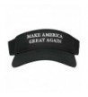 Armycrew Donald Trump Visor- Make America Great Again - Quality Embroidered 100% Cotton - Black - CN12HUHVKUB