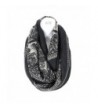 AN Light Weight Infinity Scarf for Women Summer Cute Tribal Deer Print Loop - Black - CO11FU0YLF7