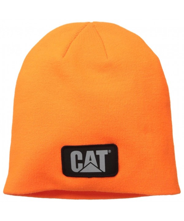 Caterpillar Men's Hi-Vis Knit Cap - Hi-vis Orange - CR11LUA96RN