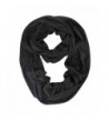 Jersey Knit Infinity Neck Scarf - Black - CW11M5H276X