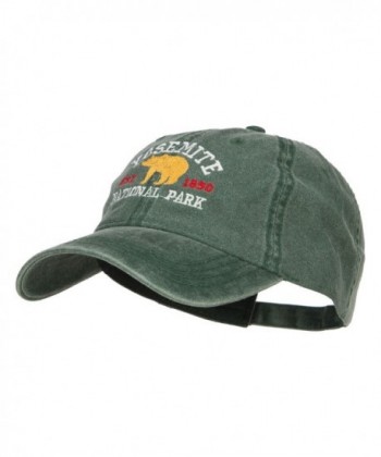 E4hats Yosemite National Embroidered Washed