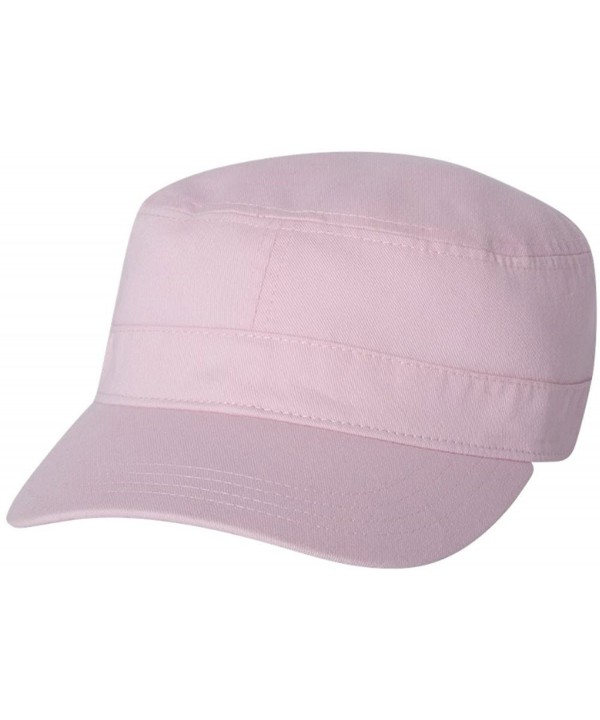 Joe's USA Cotton Twill Corps Hat Military Hat Fidel Cap - Light.pink - CP12MAK97PK