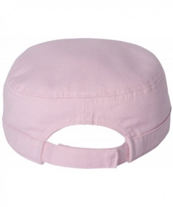 Joes USA Cotton Military Hat Light Pink in Women's Baseball Caps