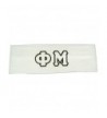 Phi Mu Sorority Greek Letters Headband - White - C211JXGP8FL