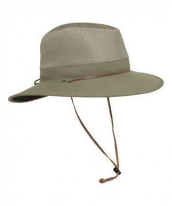 Solar Escape Outback Men's UV Protection Hat-Olive - CD12DHWVJQD