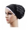 potato001 Women Islamic Muslim Stretch Turban Hat Hair Loss Cover Scarf Hijab Chemo Cap - Black - CS1879L2ZY5