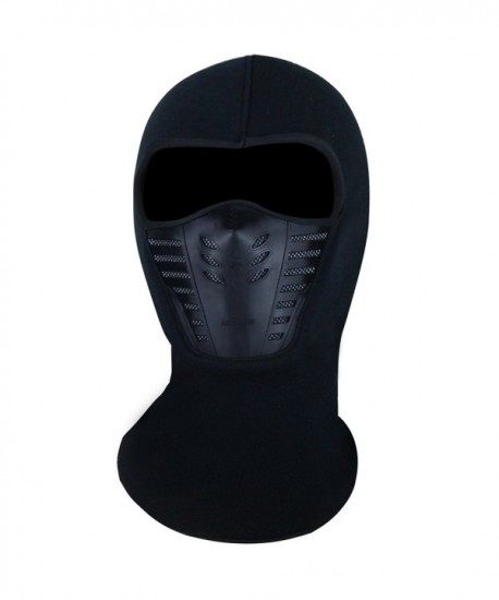 Fantastic Zone Balaclava Face Mask- Winter Fleece Windproof Ski Mask for Men and Women - Black - CL12LH89OWF