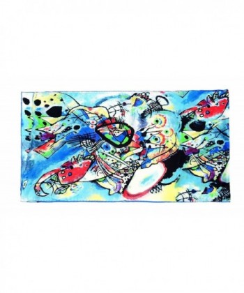 Salutto Charmeuse Gauguin Painted Scarves in Fashion Scarves