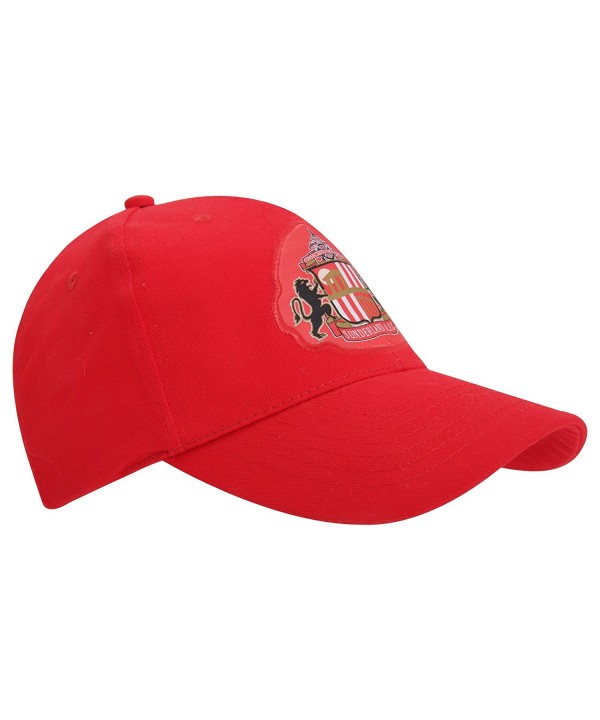 Sunderland AFC Official Core Soccer Crest Baseball Cap Red C0121FPOXY9