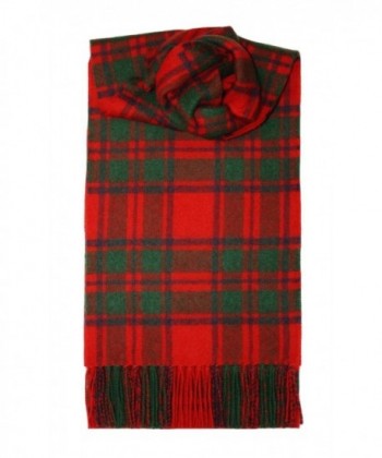 Lochcarron MacIntosh Tartan Lambswool Scarf - CE115X2R4GP