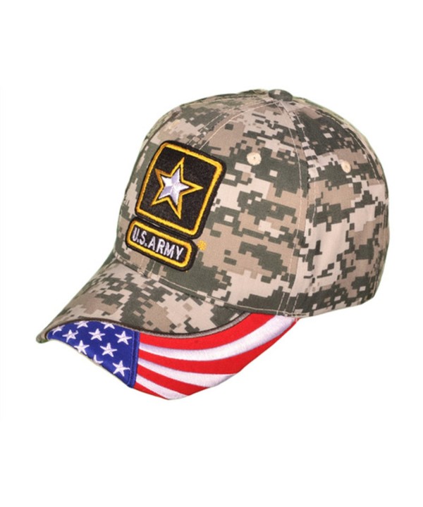 SNAPKING US Army Cap Military Camo Baseball Hat Mens - CQ12NSAMR8N